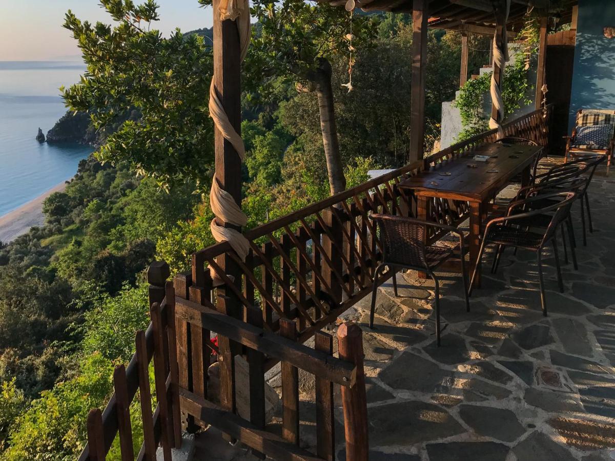Balcony On The Rocks Villa Agioi Saranta Екстериор снимка
