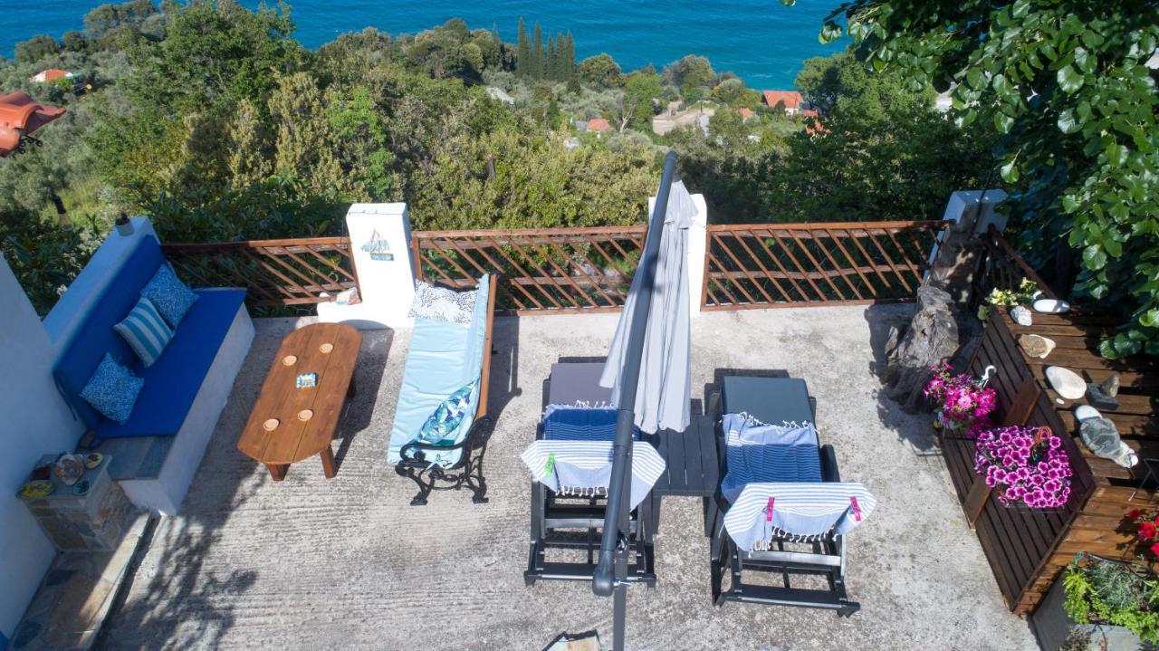 Balcony On The Rocks Villa Agioi Saranta Екстериор снимка